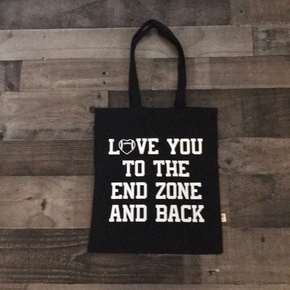 Love You to the End Zone and Back Tote - Picture 2 of 11